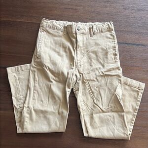 Sz 12, never worn, like new Khaki Chinos, inside adjustment waistband.